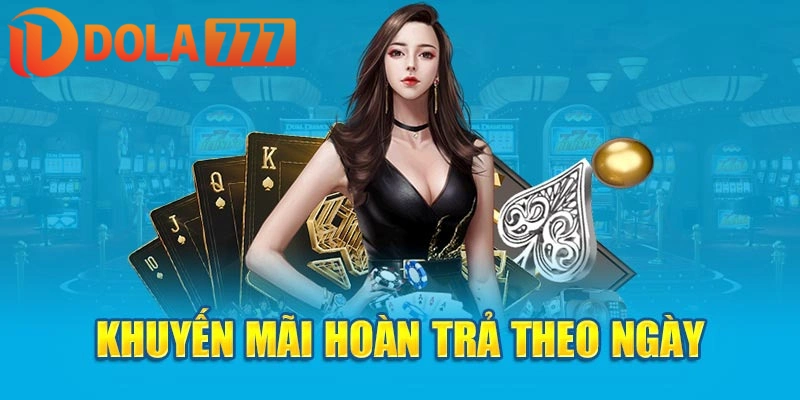 Khuyến mãi hoàn trả theo ngày siêu hấp dẫn chỉ có tại DOLA777