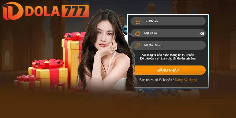 Thông tin login tài khoản Dola777 cực kỳ đơn giản 